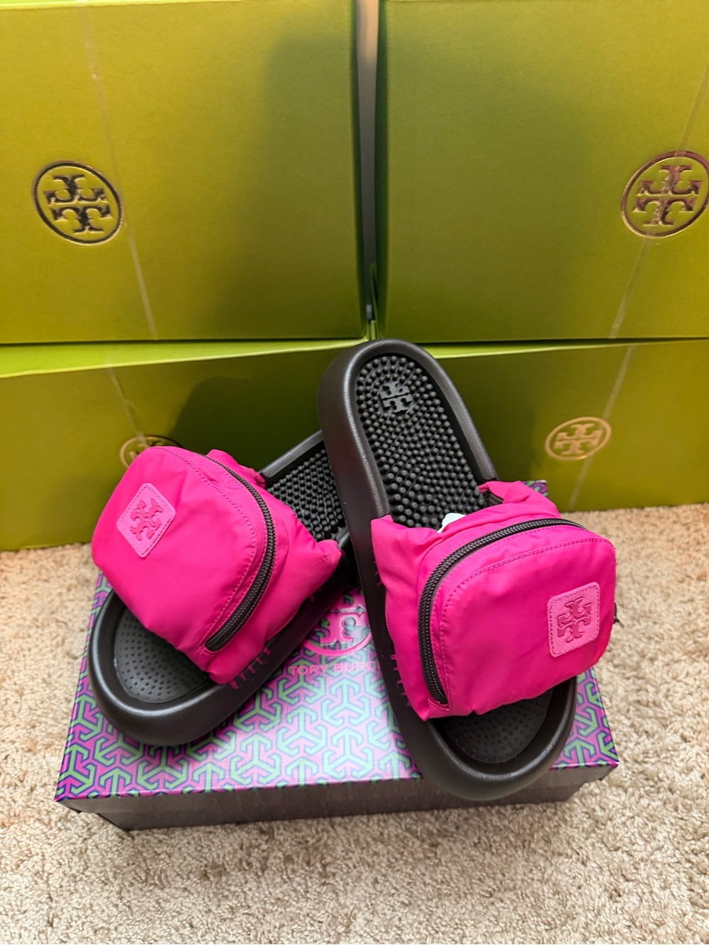 Tory Burch Pocket Sport Slide Sandals - Picture 7 of 10